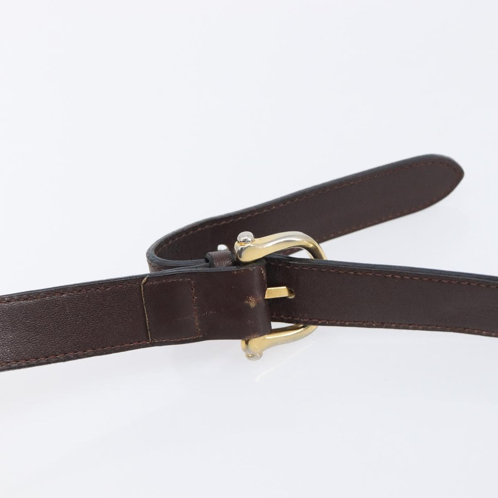 Celine Brown Suede Shoulder Bag strap hardware closeup
