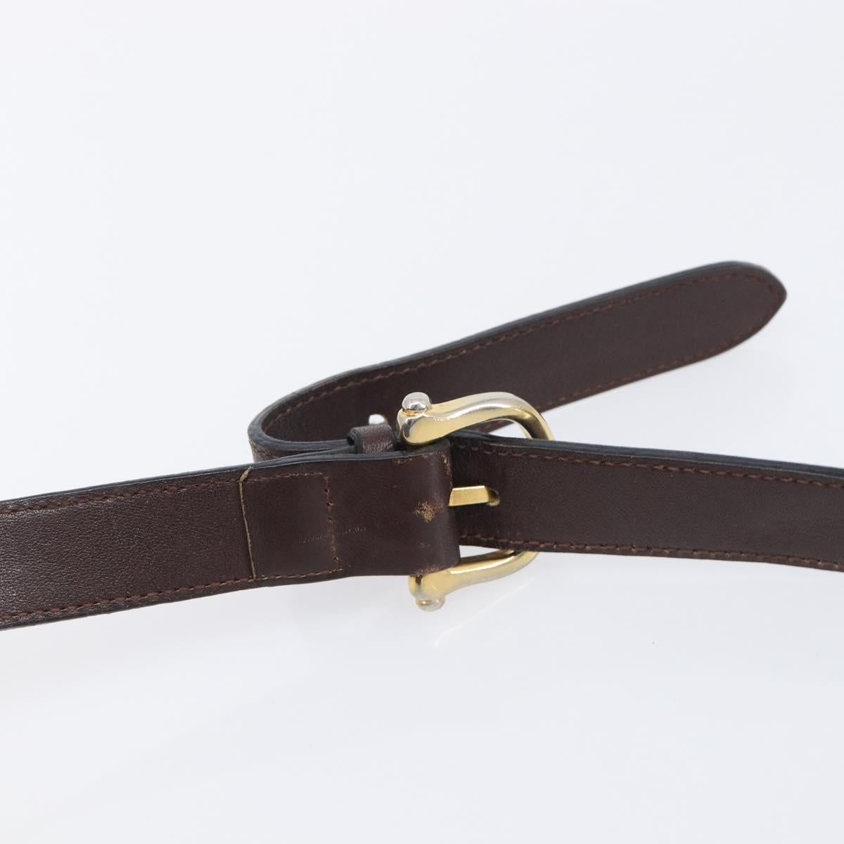 Celine Brown Suede Shoulder Bag strap hardware closeup