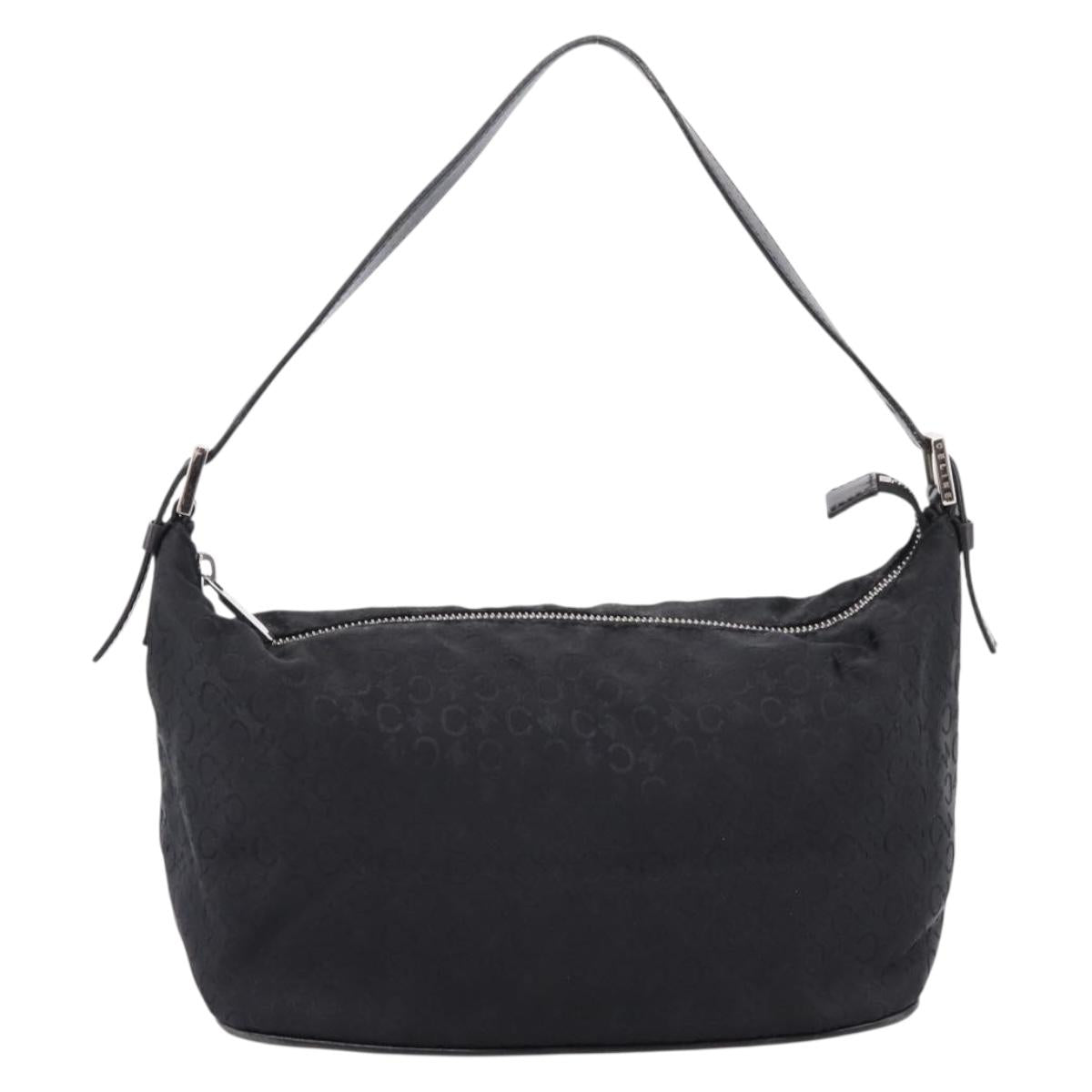 Celine Black Nylon Handbag front