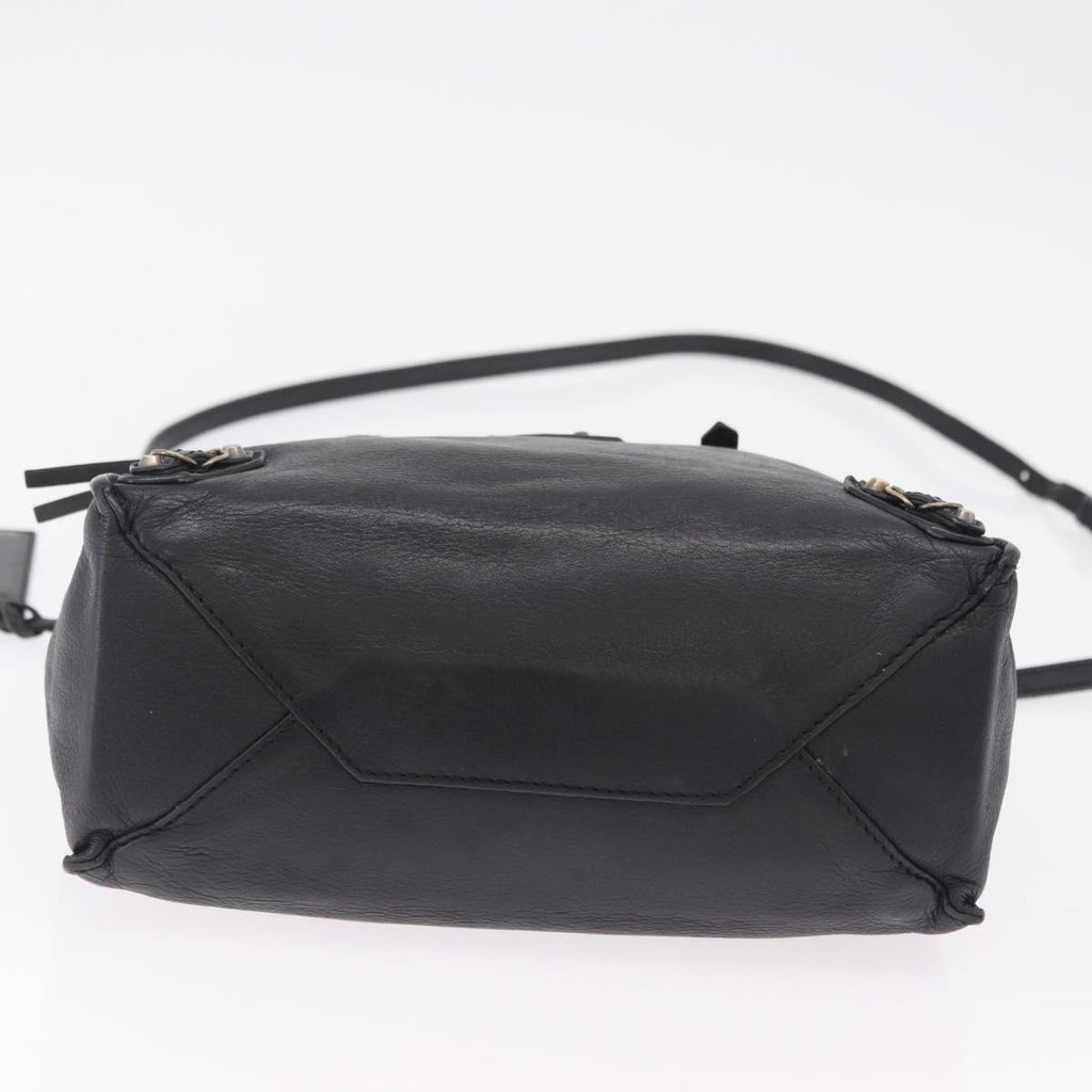 Balenciaga Black Leather Tote base