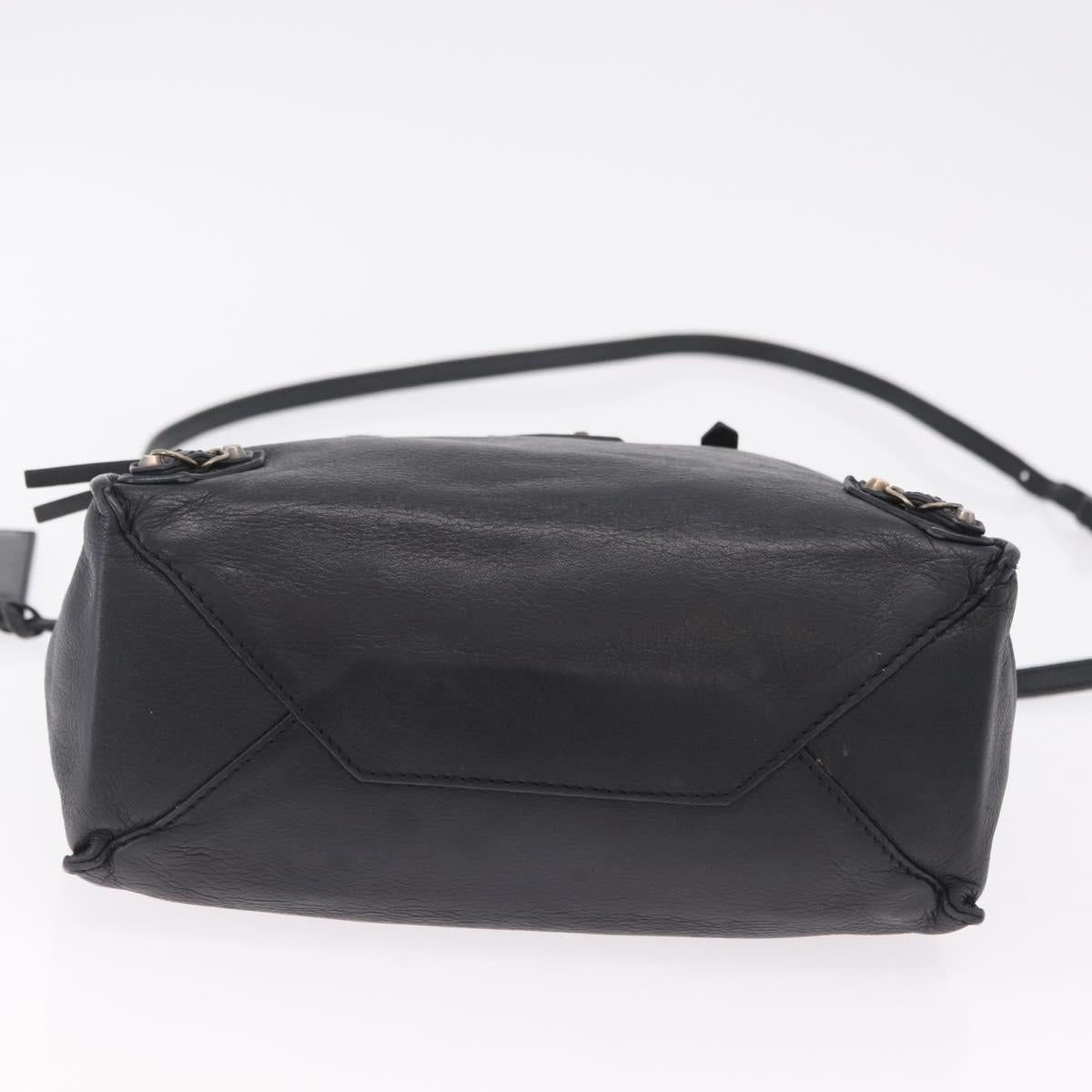 Balenciaga Black Leather Tote base