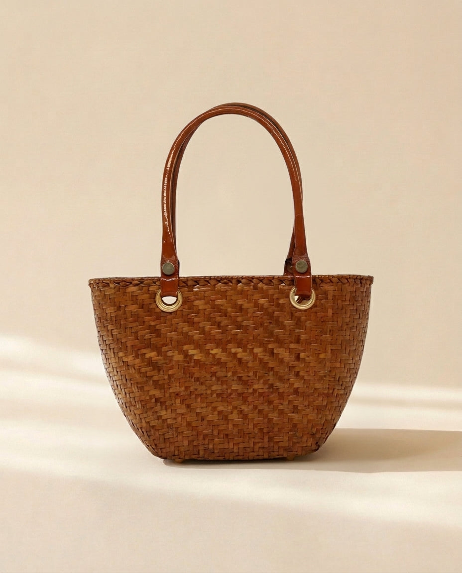 Ferragamo Raffia Handbag