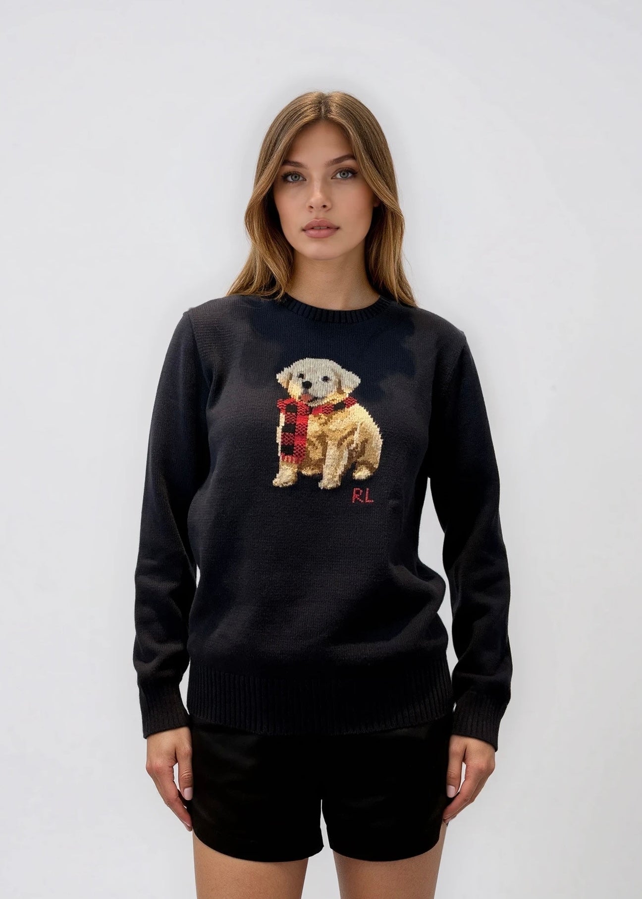 Polo Ralph Lauren Navy Dog Sweater