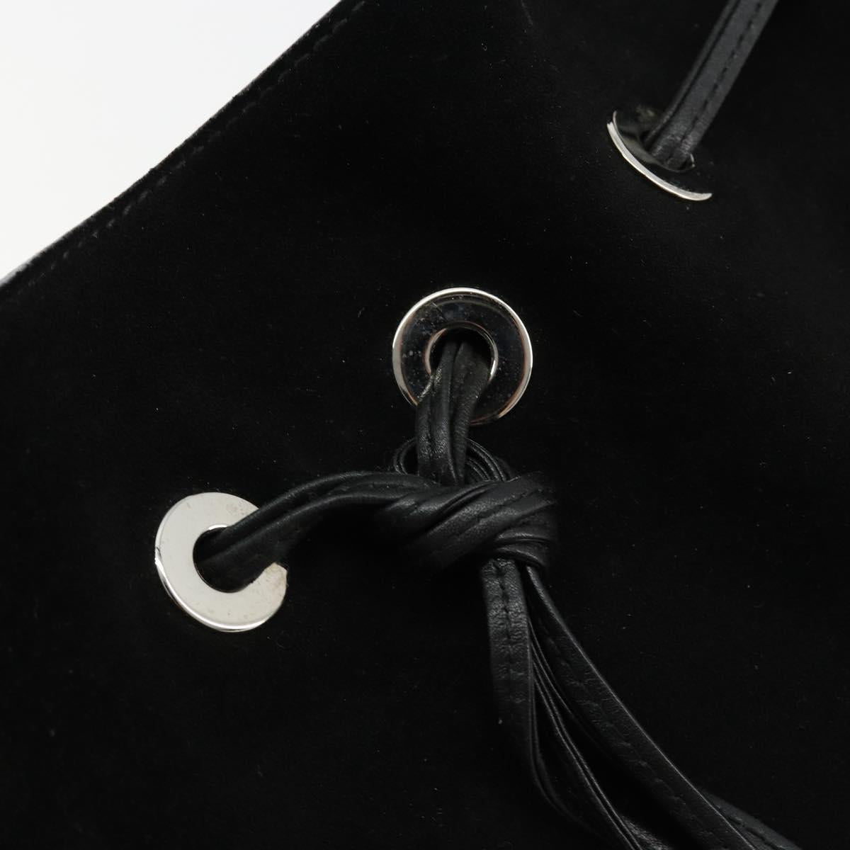 Gucci Tom Ford Black Suede Bucket Bag