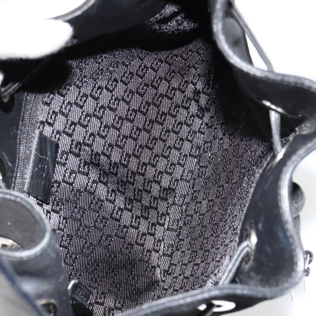 Gucci Tom Ford Black Suede Bucket Bag