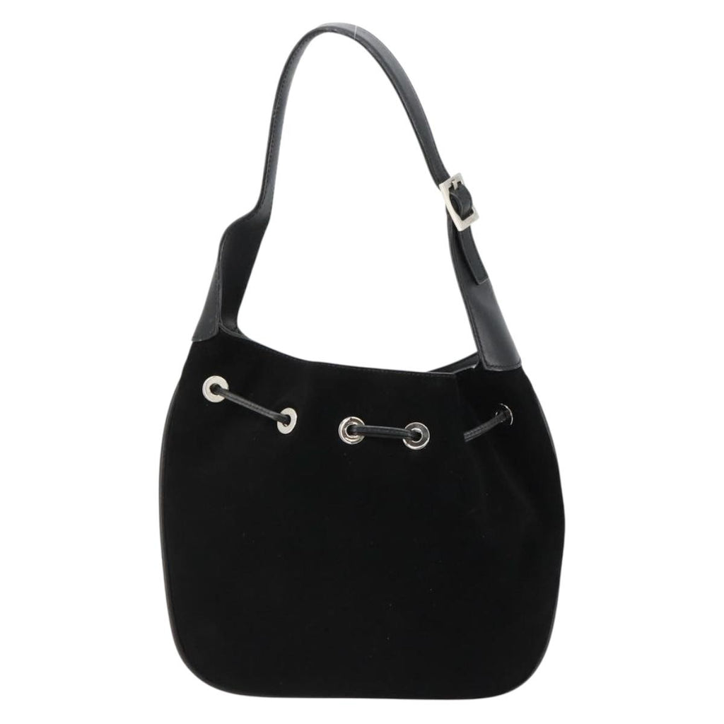 Gucci Tom Ford Black Suede Bucket Bag