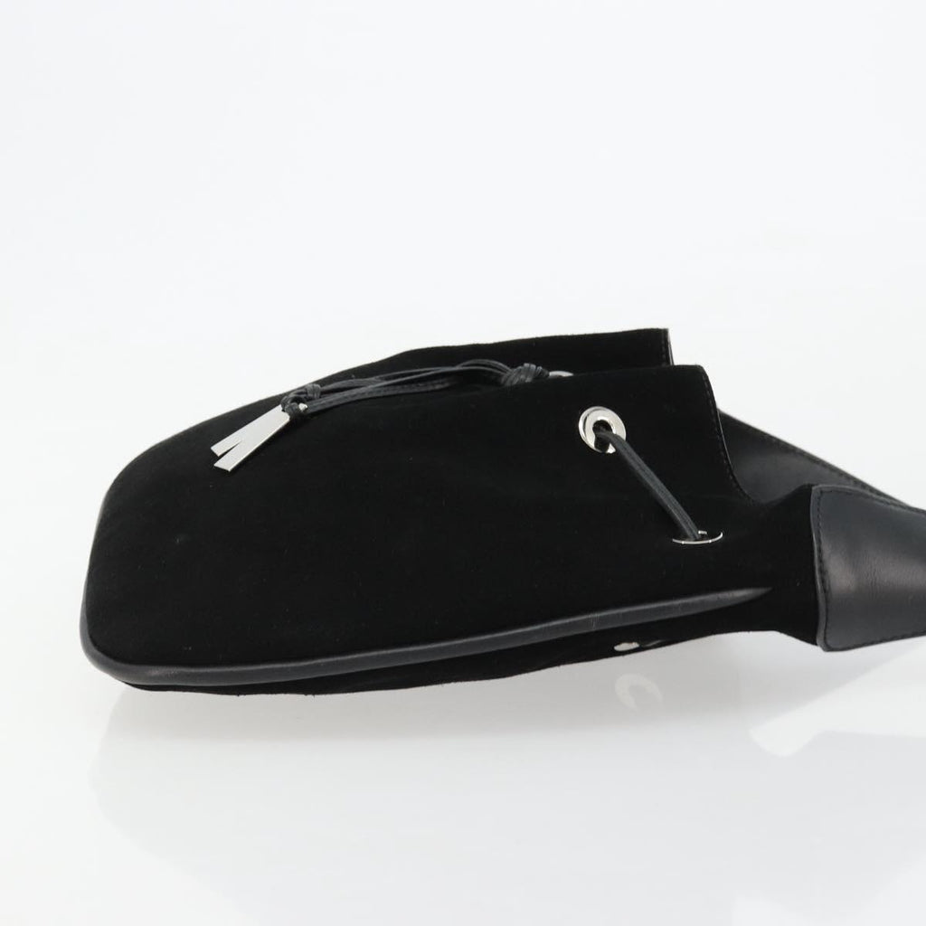 Gucci Tom Ford Black Suede Bucket Bag