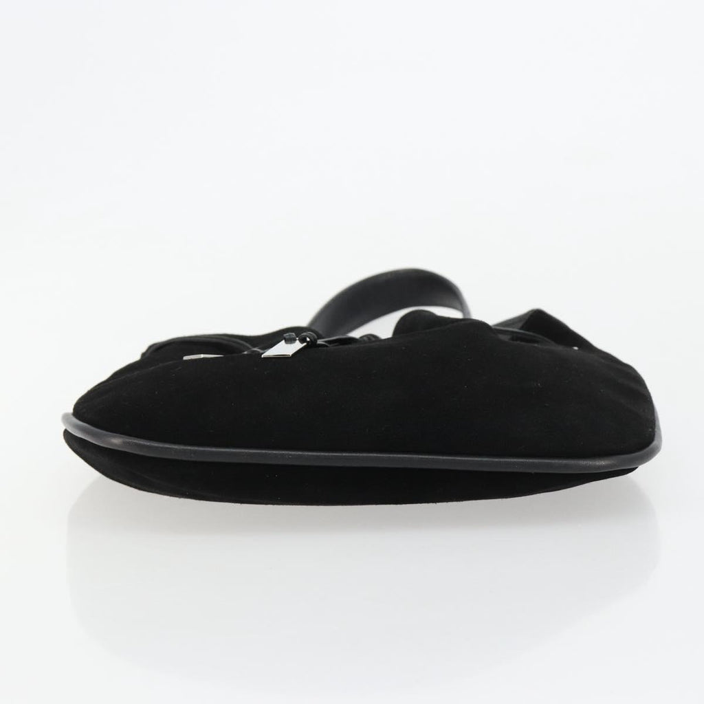 Gucci Tom Ford Black Suede Bucket Bag