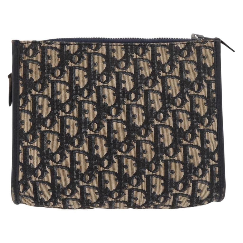 Dior Navy Monogram Clutch