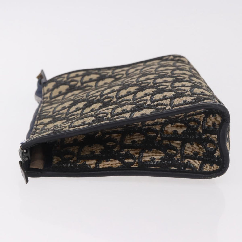 Dior Navy Monogram Clutch