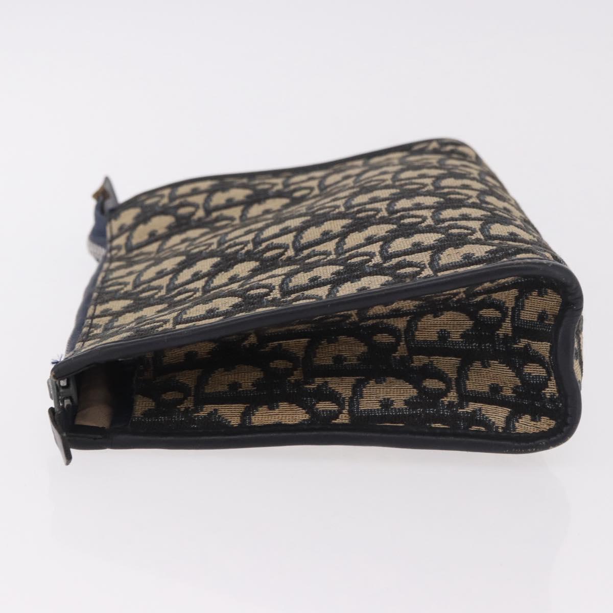 Dior Navy Monogram Clutch