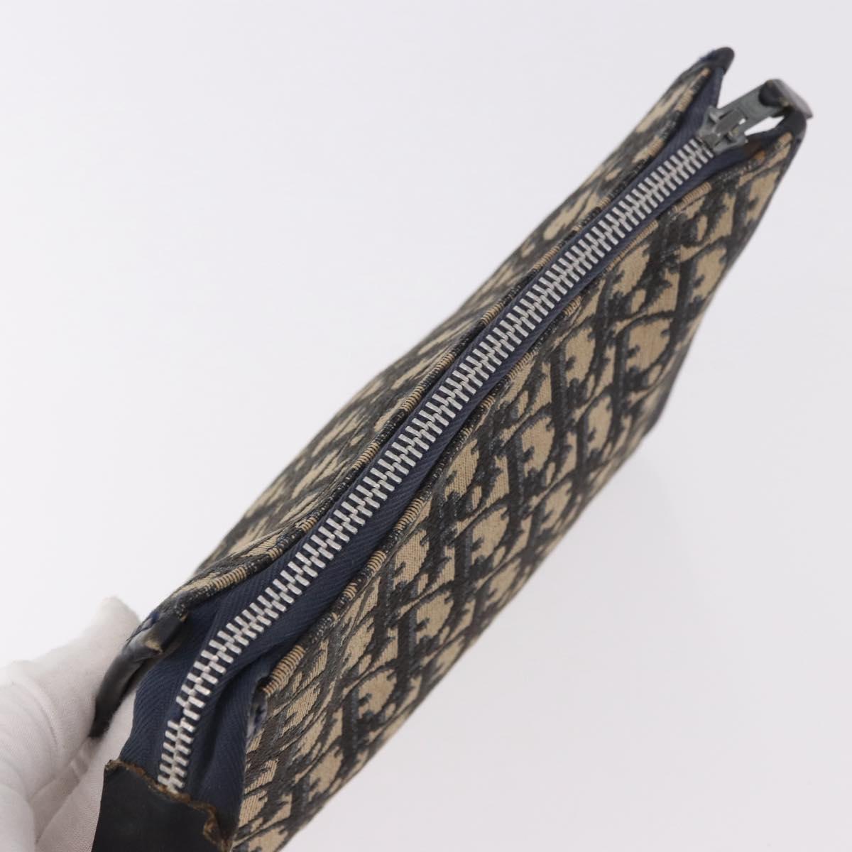 Dior Navy Monogram Clutch