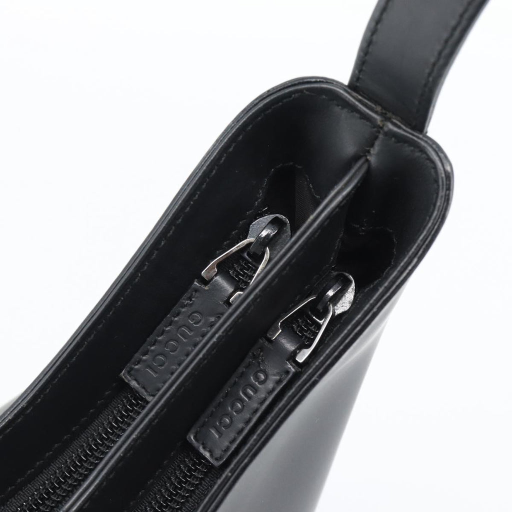 Gucci Black Leather Shoulder Bag