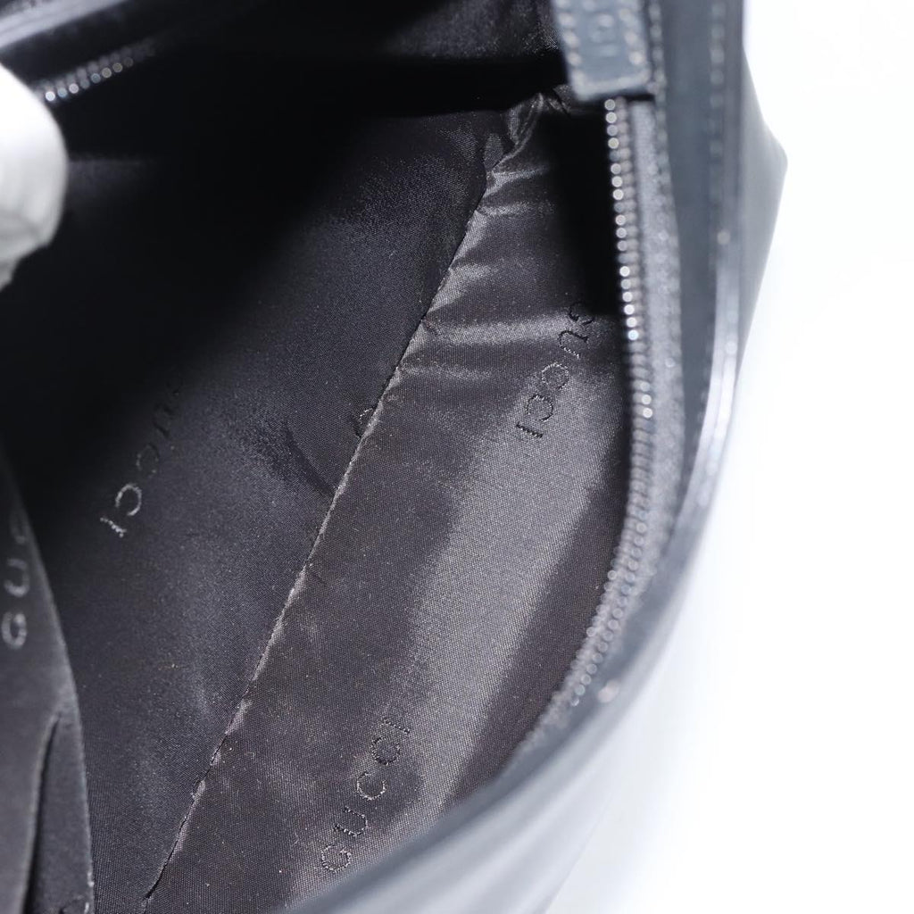 Gucci Black Leather Shoulder Bag