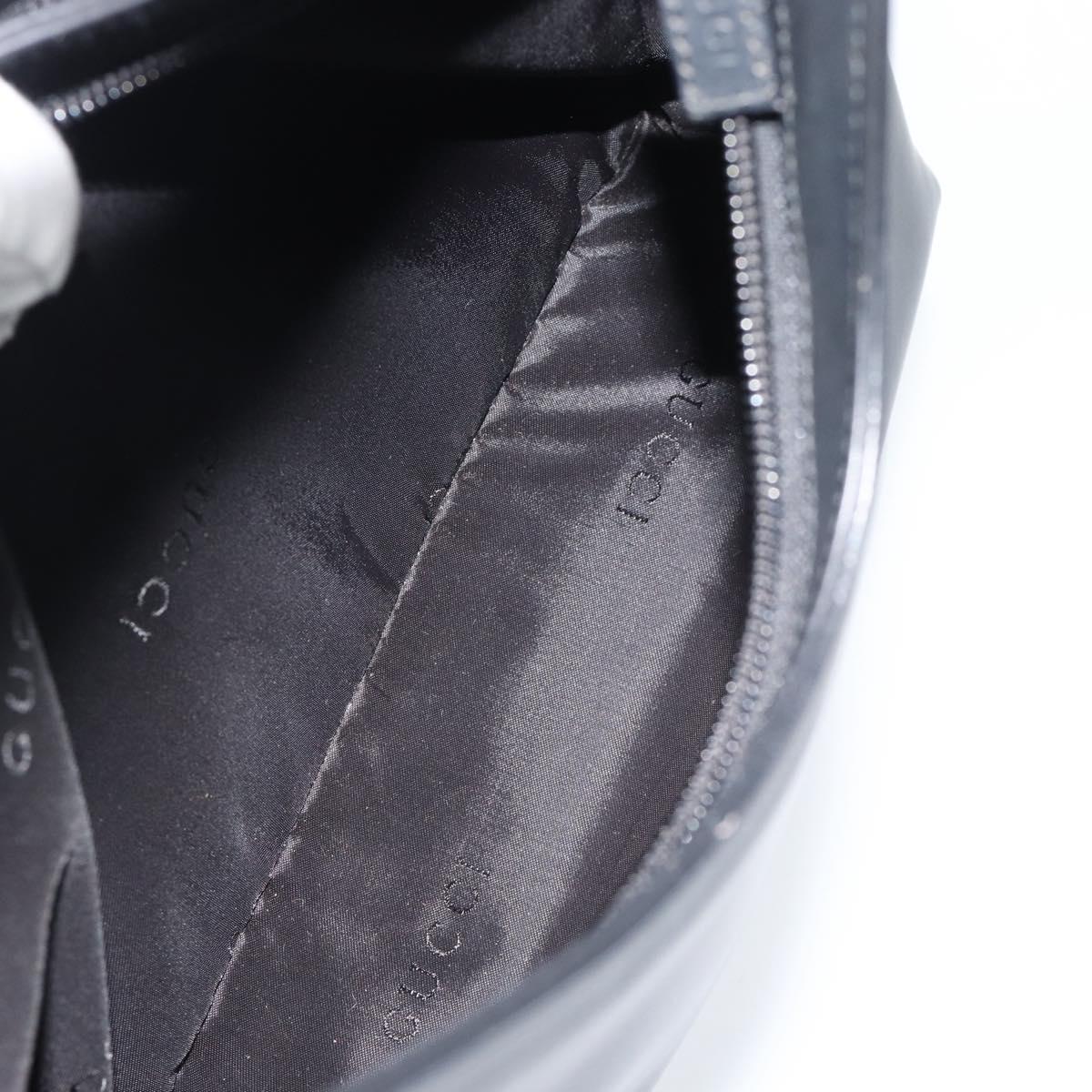 Gucci Black Leather Shoulder Bag