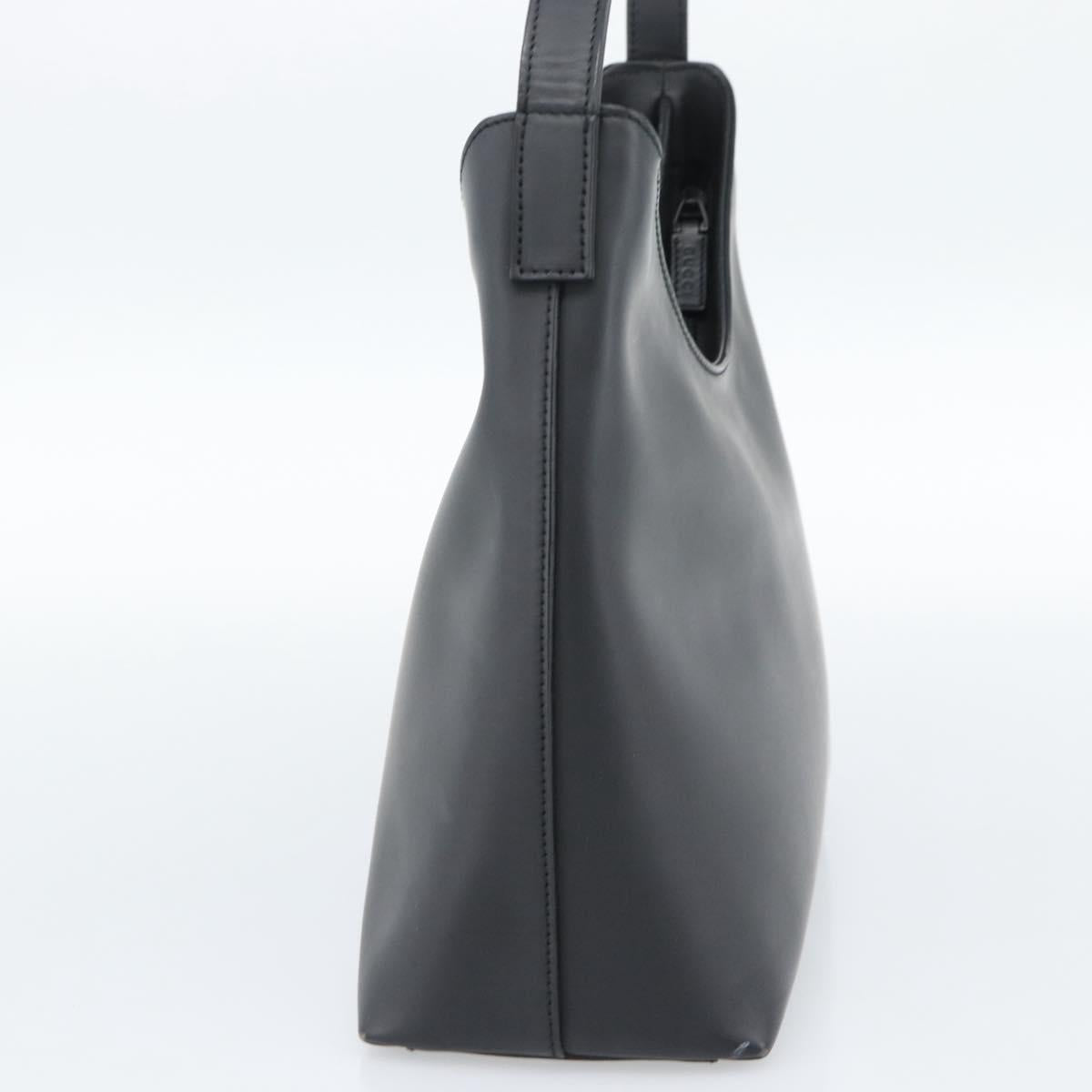 Gucci Black Leather Shoulder Bag