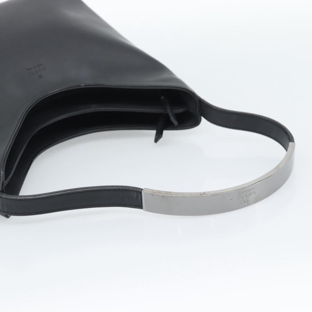 Gucci Black Leather Shoulder Bag