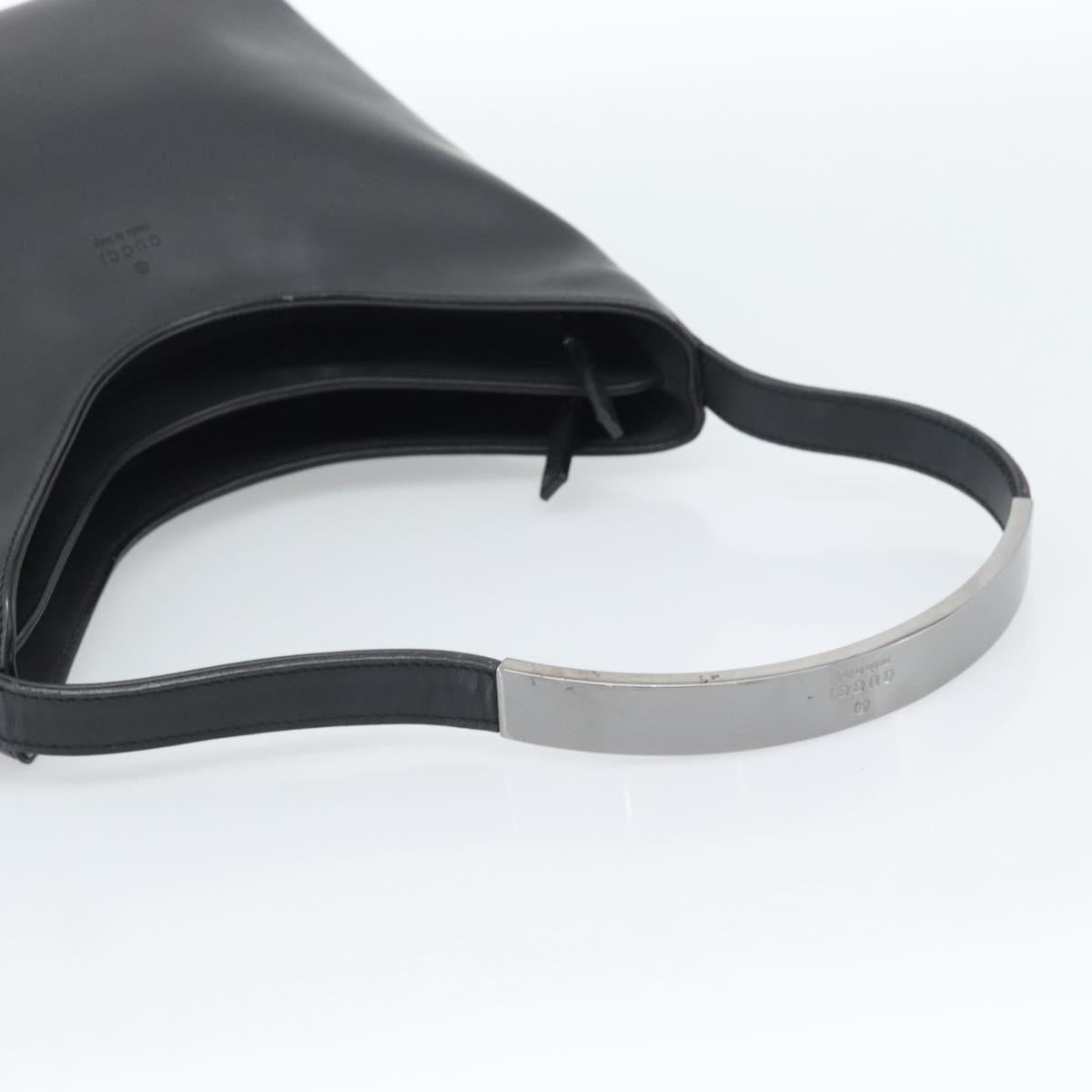 Gucci Black Leather Shoulder Bag