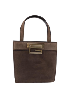 Gucci Tom Ford Brown Suede Handbag