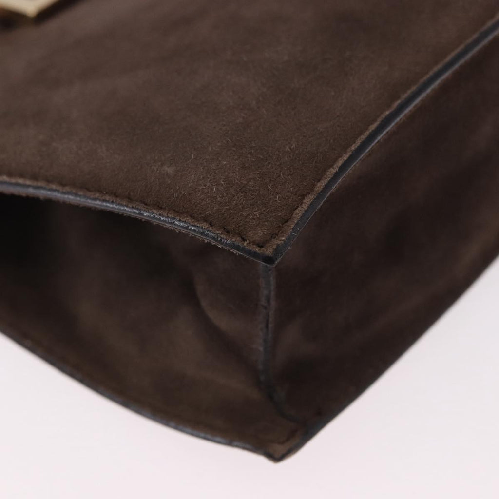 Gucci Tom Ford Brown Suede Handbag