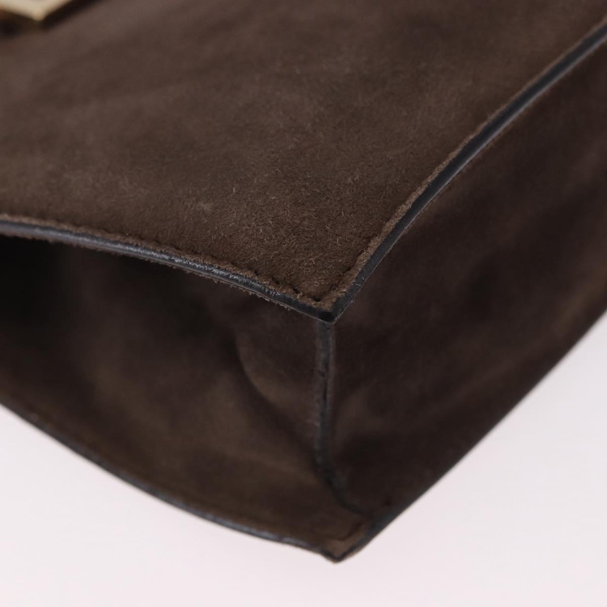 Gucci Tom Ford Brown Suede Handbag