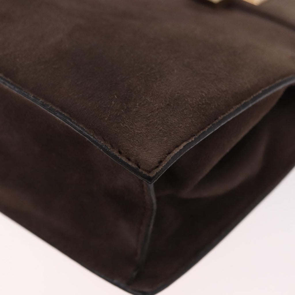 Gucci Tom Ford Brown Suede Handbag