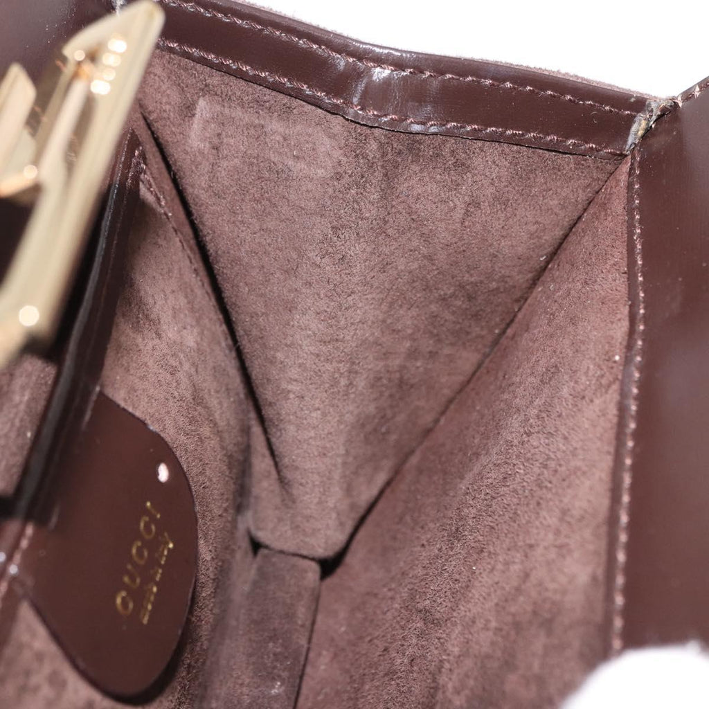 Gucci Tom Ford Brown Suede Handbag