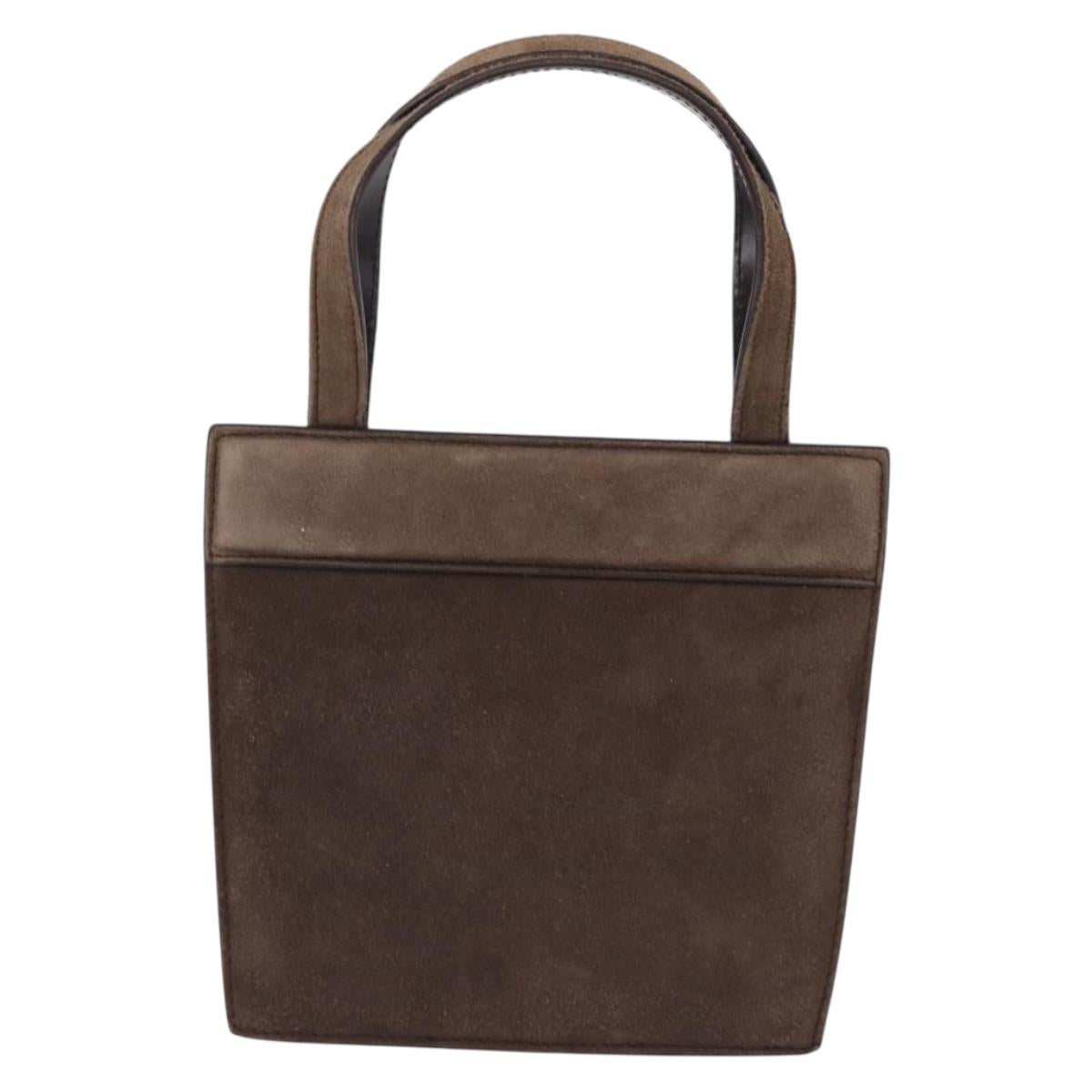 Gucci Tom Ford Brown Suede Handbag