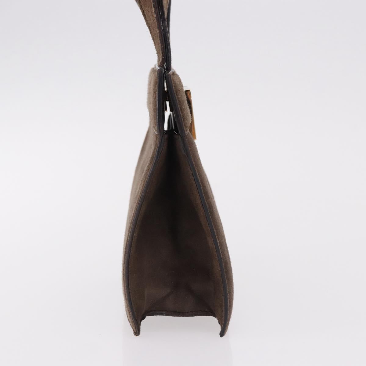 Gucci Tom Ford Brown Suede Handbag