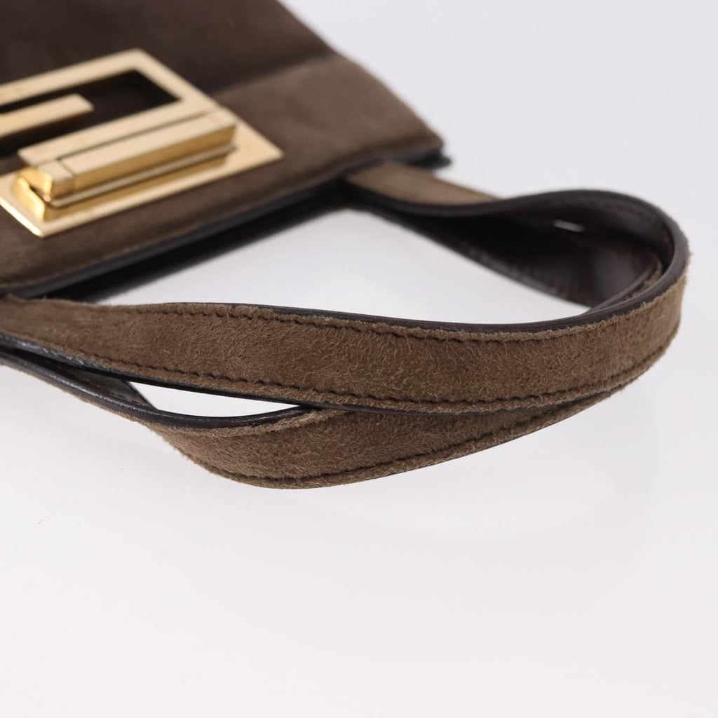 Gucci Tom Ford Brown Suede Handbag