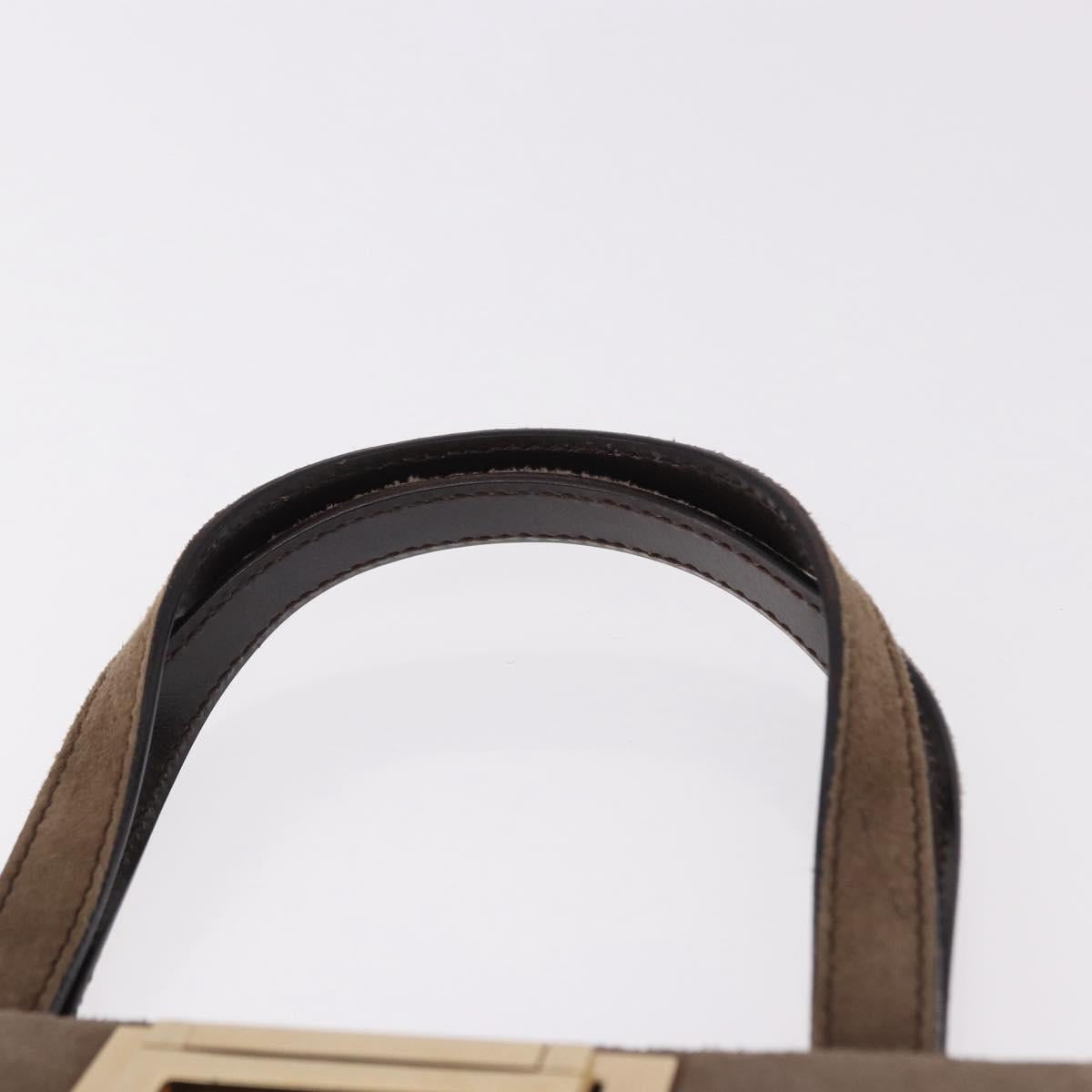 Gucci Tom Ford Brown Suede Handbag