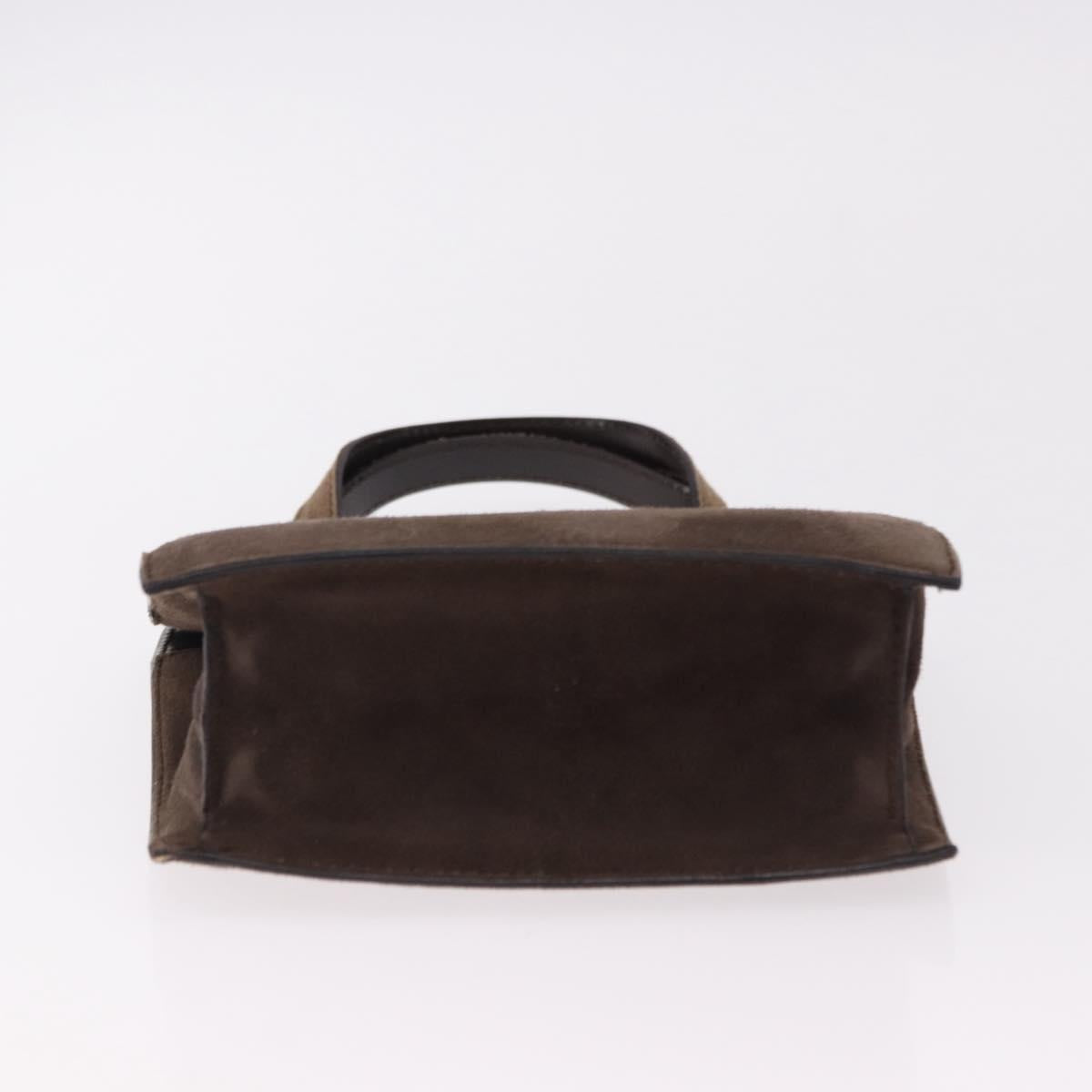 Gucci Tom Ford Brown Suede Handbag