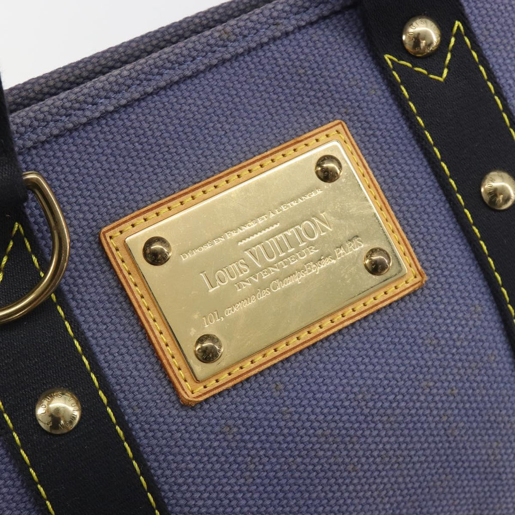 Louis Vuitton Navy Canvas Mini Tote
