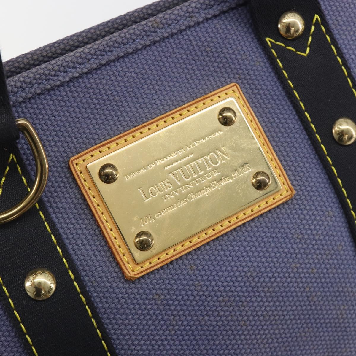 Louis Vuitton Navy Canvas Mini Tote