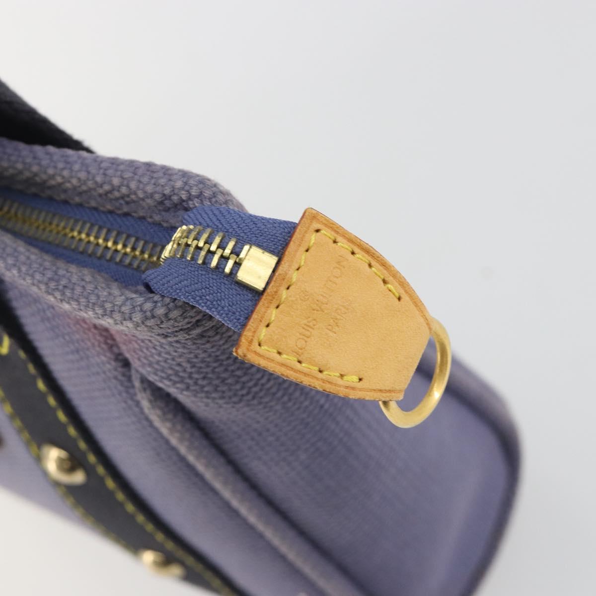 Louis Vuitton Navy Canvas Mini Tote