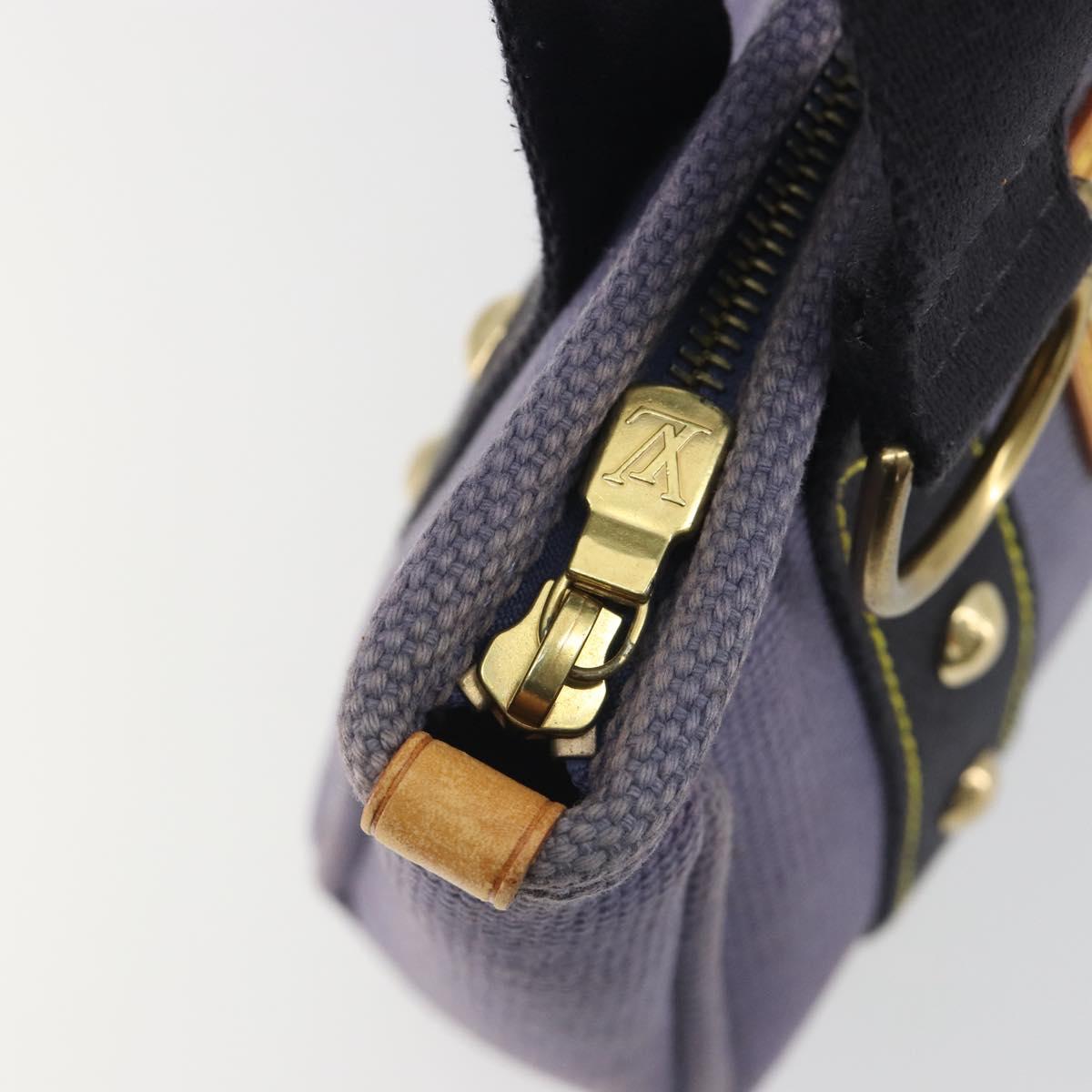 Louis Vuitton Navy Canvas Mini Tote