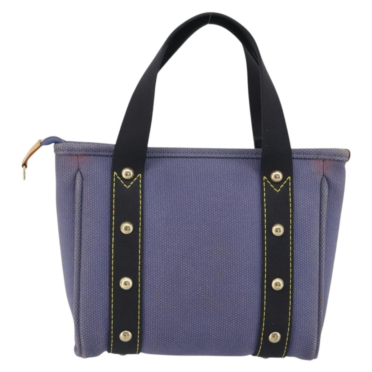 Louis Vuitton Navy Canvas Mini Tote