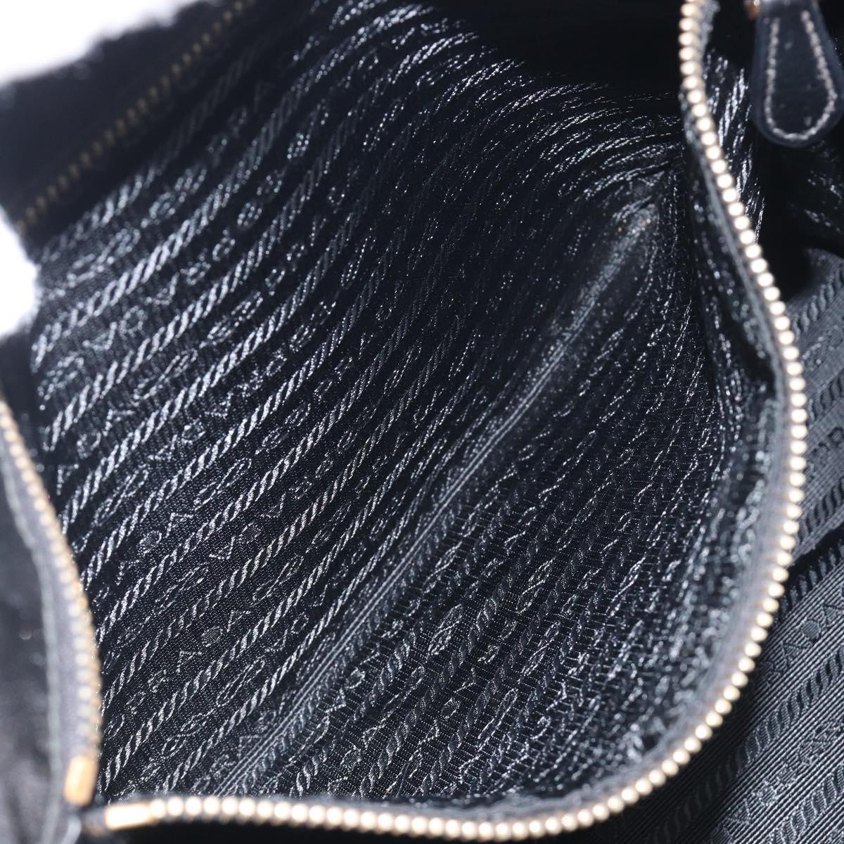 Prada Black Nylon Shoulder Tote