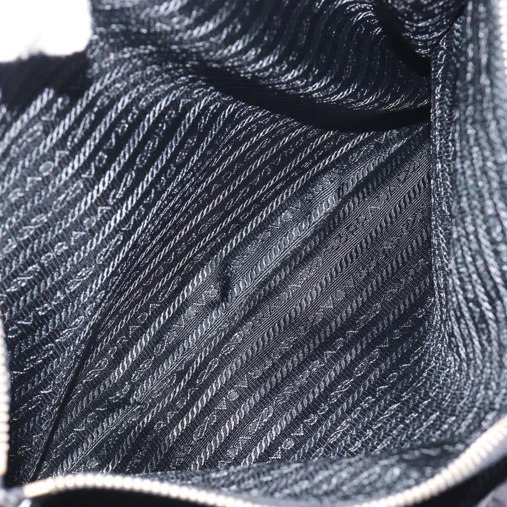 Prada Black Nylon Shoulder Tote