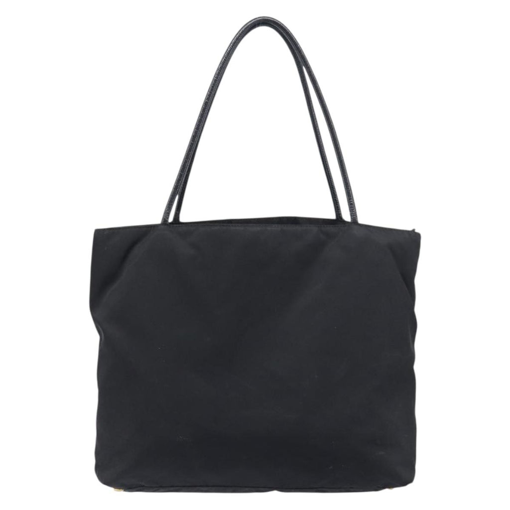 Prada Black Nylon Shoulder Tote