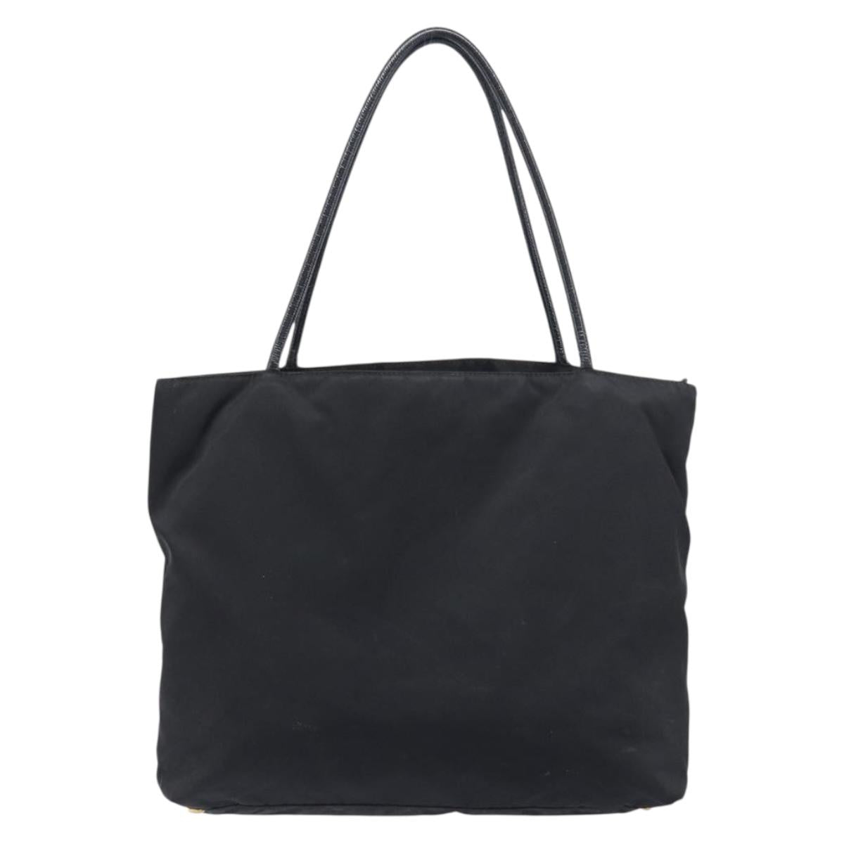 Prada Black Nylon Shoulder Tote