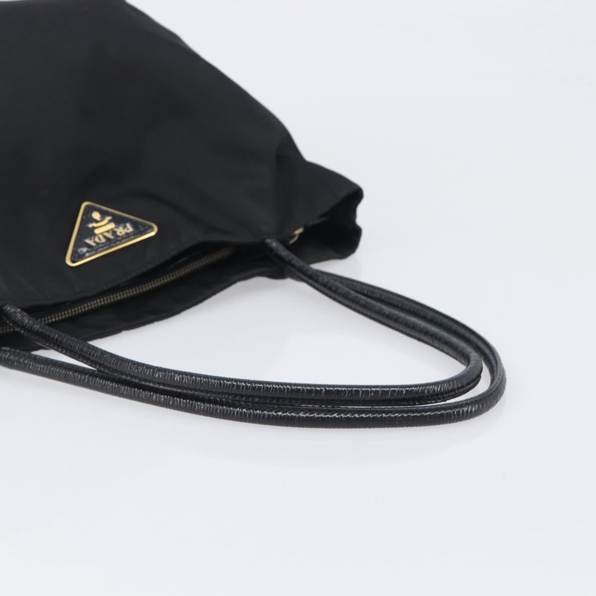Prada Black Nylon Shoulder Tote