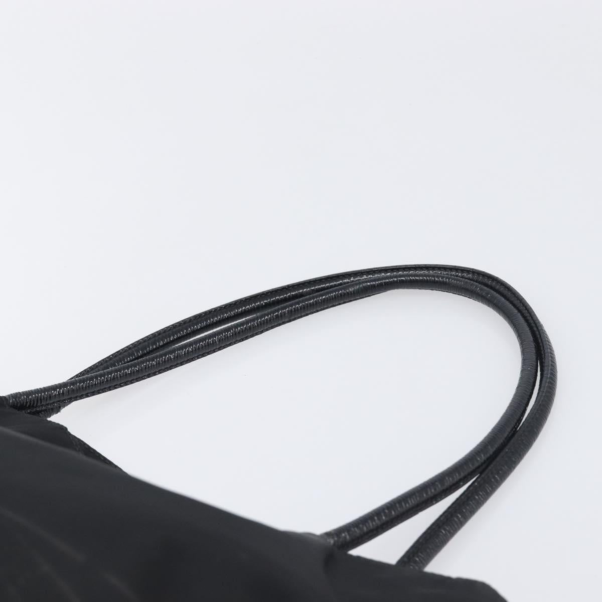 Prada Black Nylon Shoulder Tote