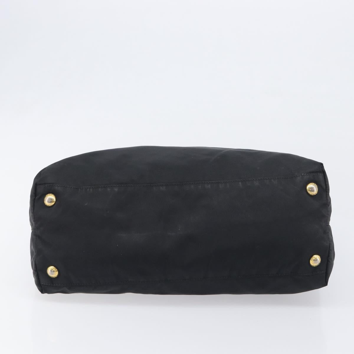 Prada Black Nylon Shoulder Tote