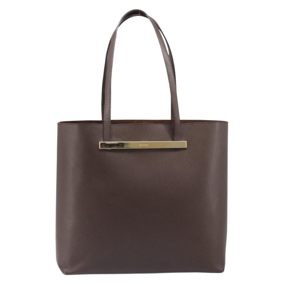 Gucci Tom Ford Brown Suede Tote