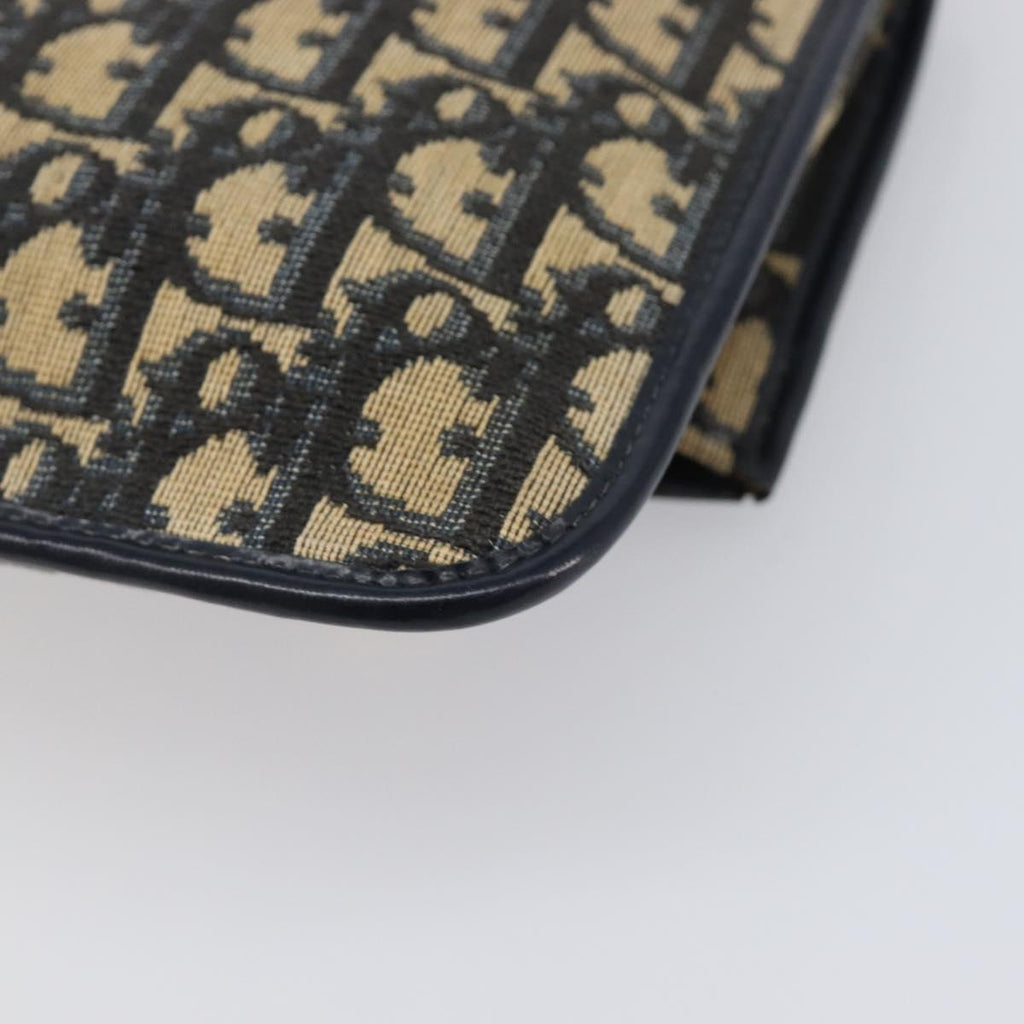 Dior Navy Monogram Envelope Clutch