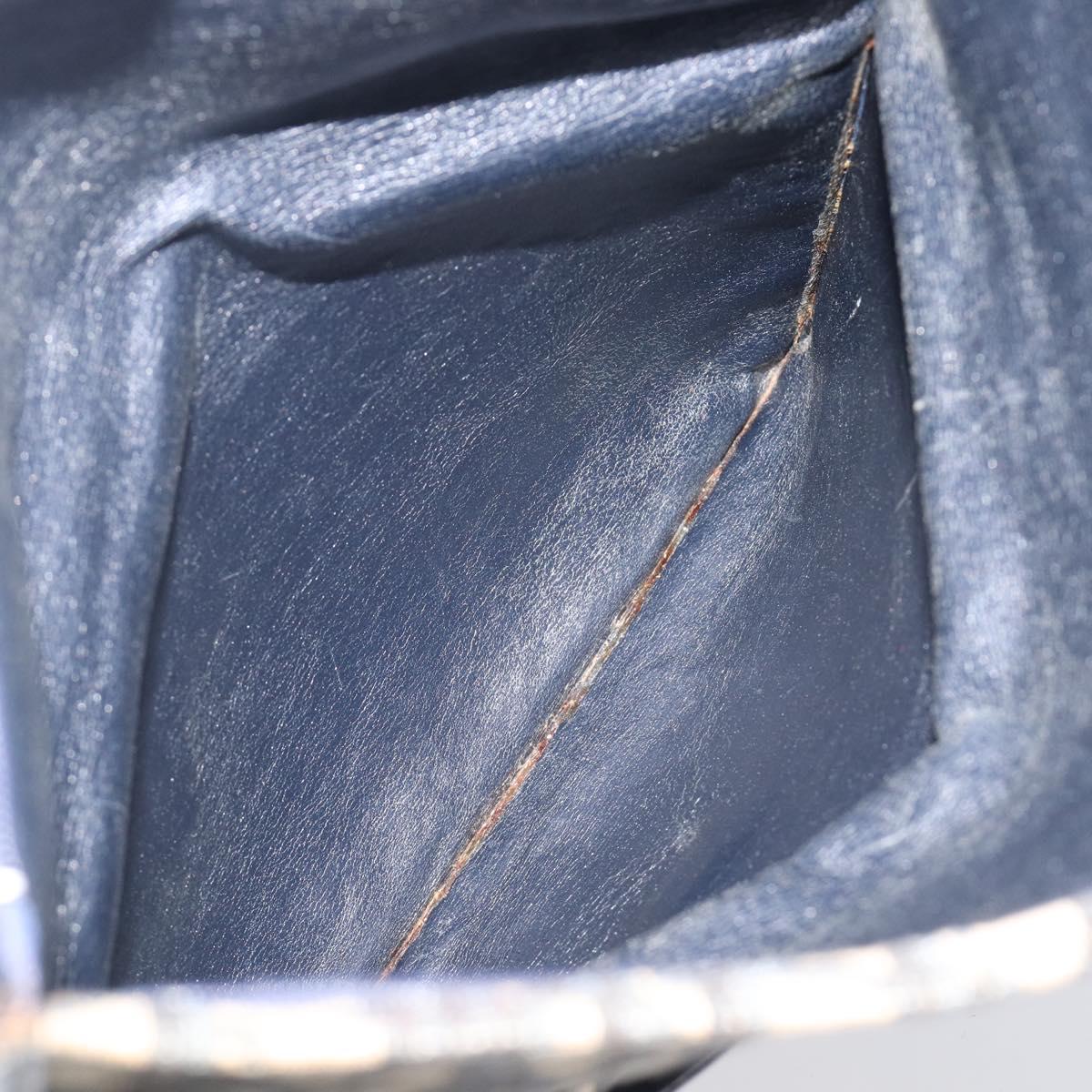 Dior Navy Monogram Envelope Clutch