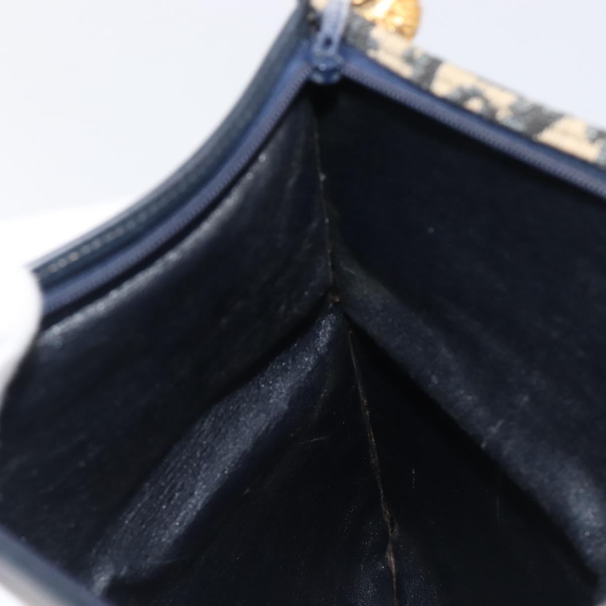 Dior Navy Monogram Envelope Clutch