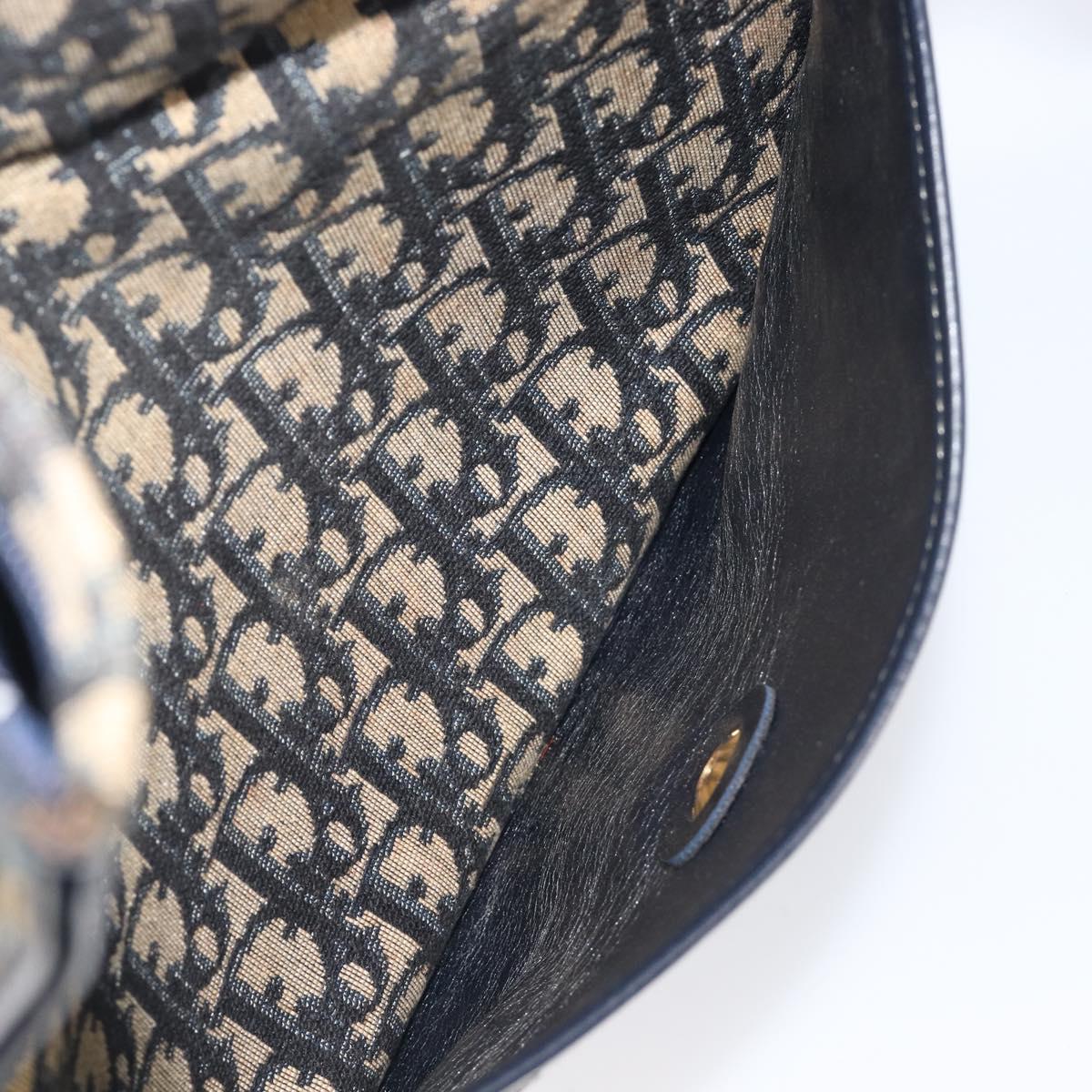 Dior Navy Monogram Envelope Clutch