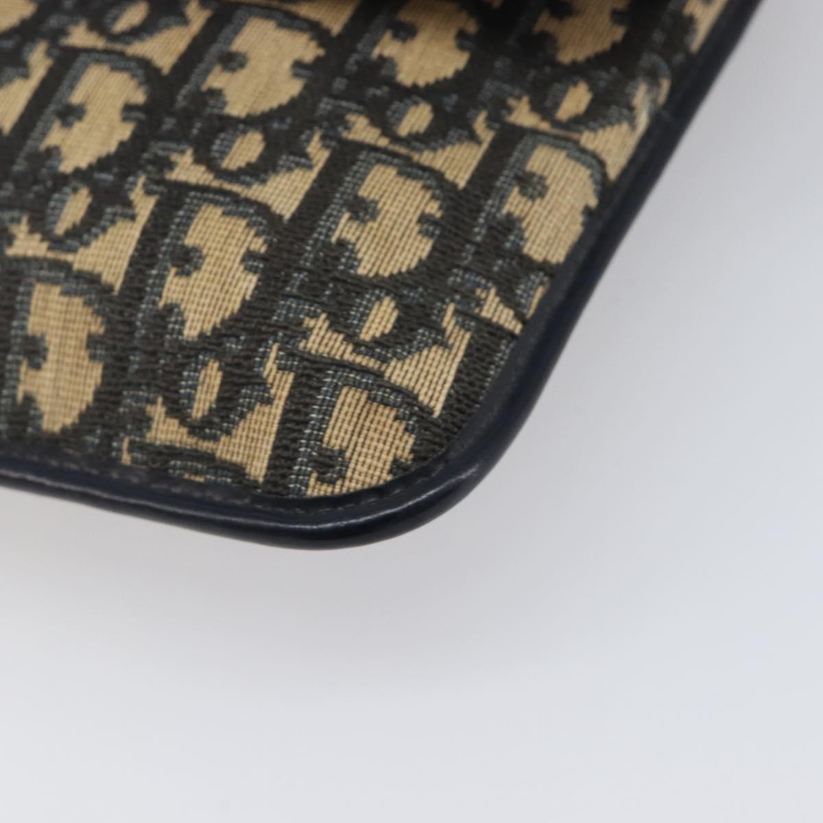 Dior Navy Monogram Envelope Clutch